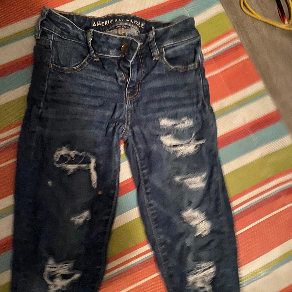 American eagle high waisted skinny jeans